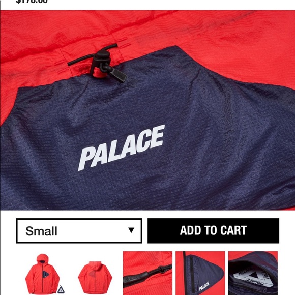 Palace tri-pack pertex jacket hibiscus - Picture 2 of 2